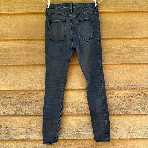Abercrombie & Fitch Harper Low Rise Jean Jegging Faded Black Skinny Jeans Size 4 - Picture 7 of 12